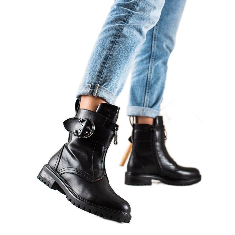 Erynn Muncitori negri cu cataramă negru Erynn Muncitori negri cu cataramă negru