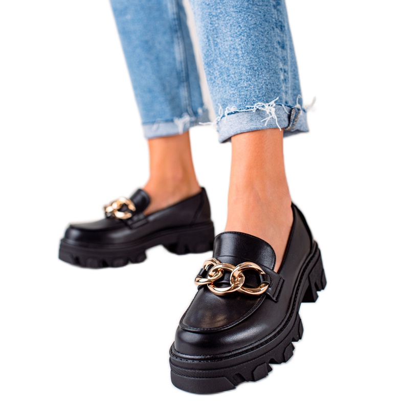 Sweet Shoes Pantofi eleganți pe platformă negru