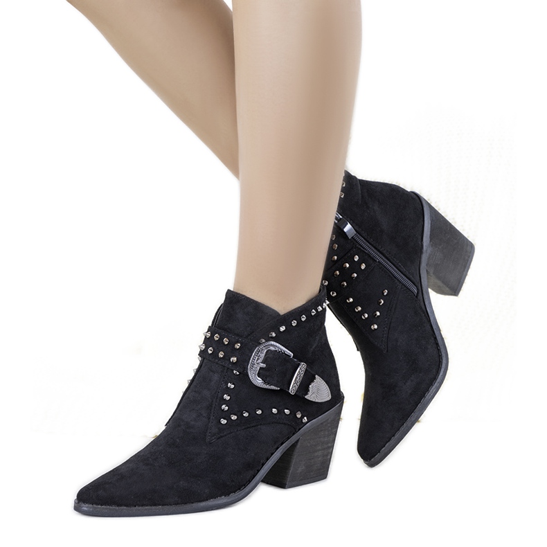 Cizme de cowboy negre Hughes negru Cizme de cowboy negre Hughes negru