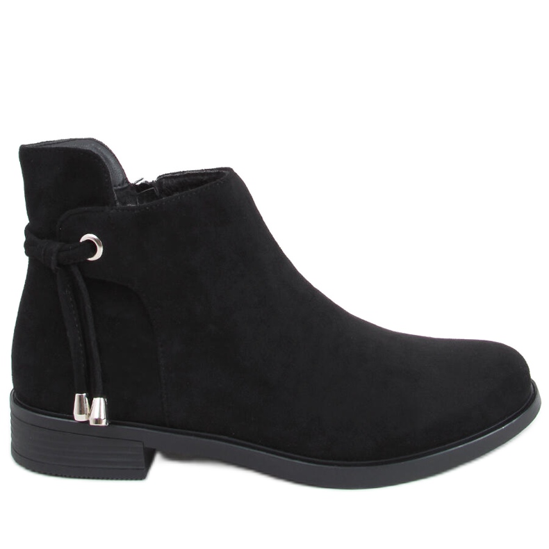 BM Cizme plate pentru femei negre MR-10 Negre negru