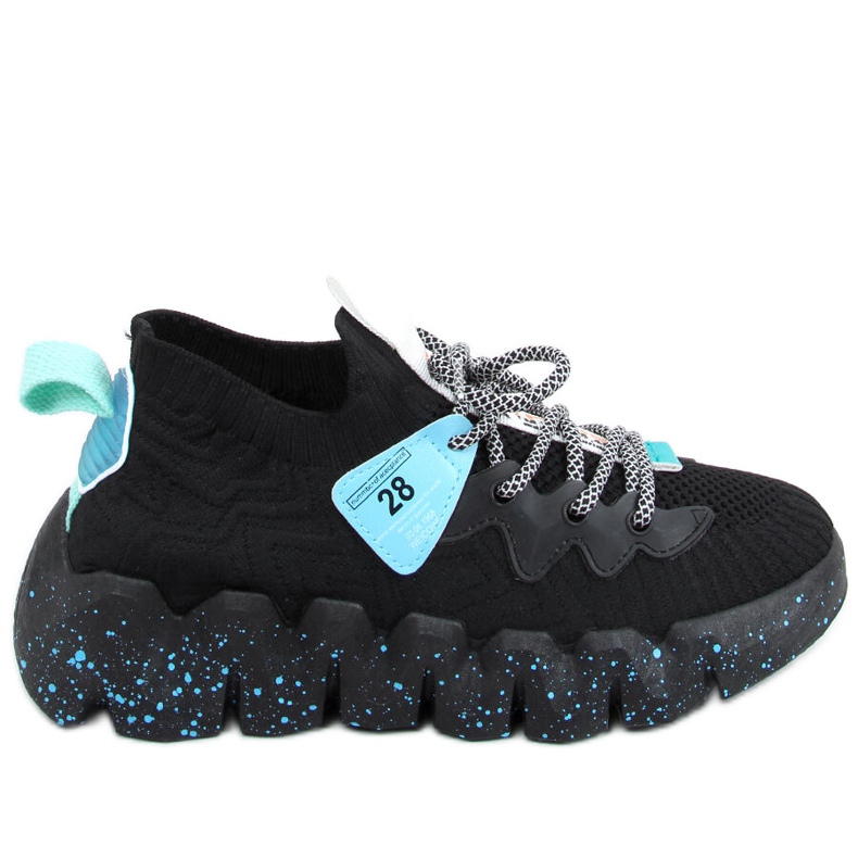 Negru NB387 Pantofi sport cu talpă înaltă Allblack