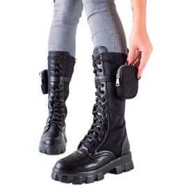 TRENDI Muncitori înalți cu buzunar negru