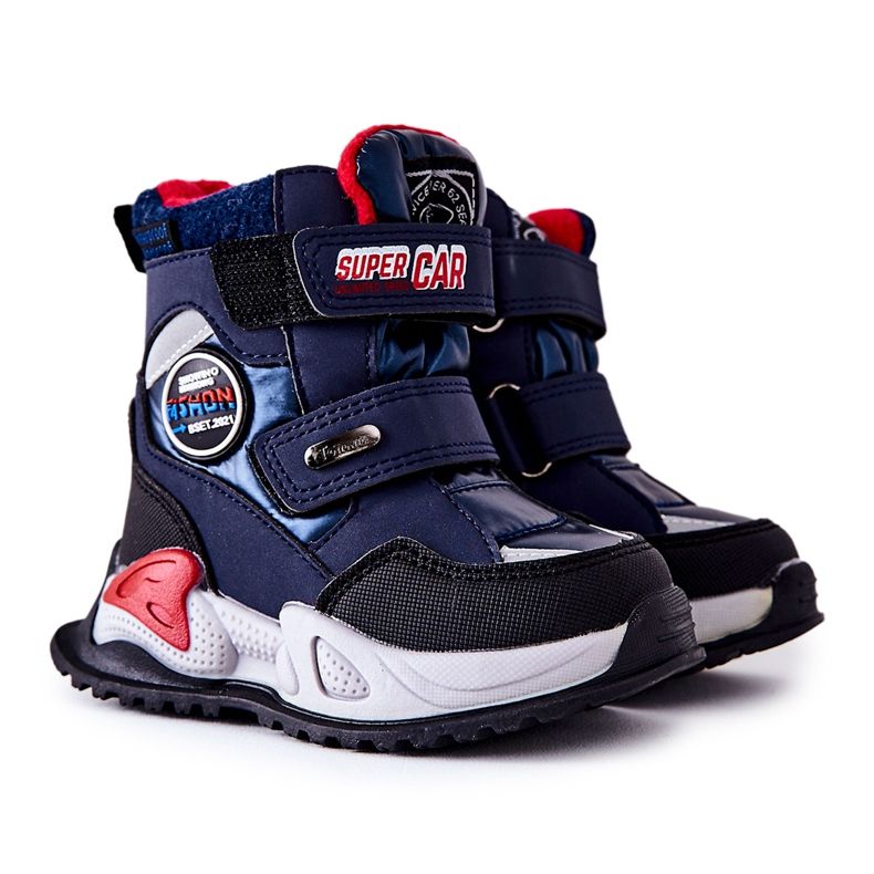 PJ2 Cizme calde pentru zăpadă Cizme cu velcro albastru marin Rizie PJ2 Cizme calde pentru zăpadă Cizme cu velcro albastru marin Rizie