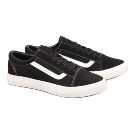 Adidași low-top Atletico MATC263B alb-negru