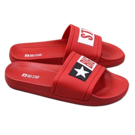 Papuci de piscină Big Star M DD174702 roșu roşu