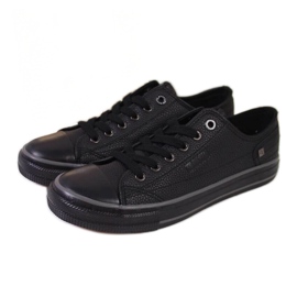Adidași low-top cu piele ecologică Big Star II274002 W negru Adidași low-top cu piele ecologică Big Star II274002 W negru