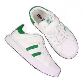 Pantofi sport cu velcro Big Star Jr GG374019 alb maro Pantofi sport cu velcro Big Star Jr GG374019 alb maro