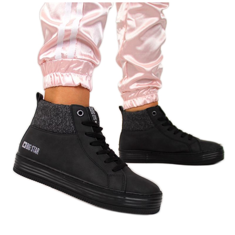 Adidași cu izolație Big Star W II274147 negru