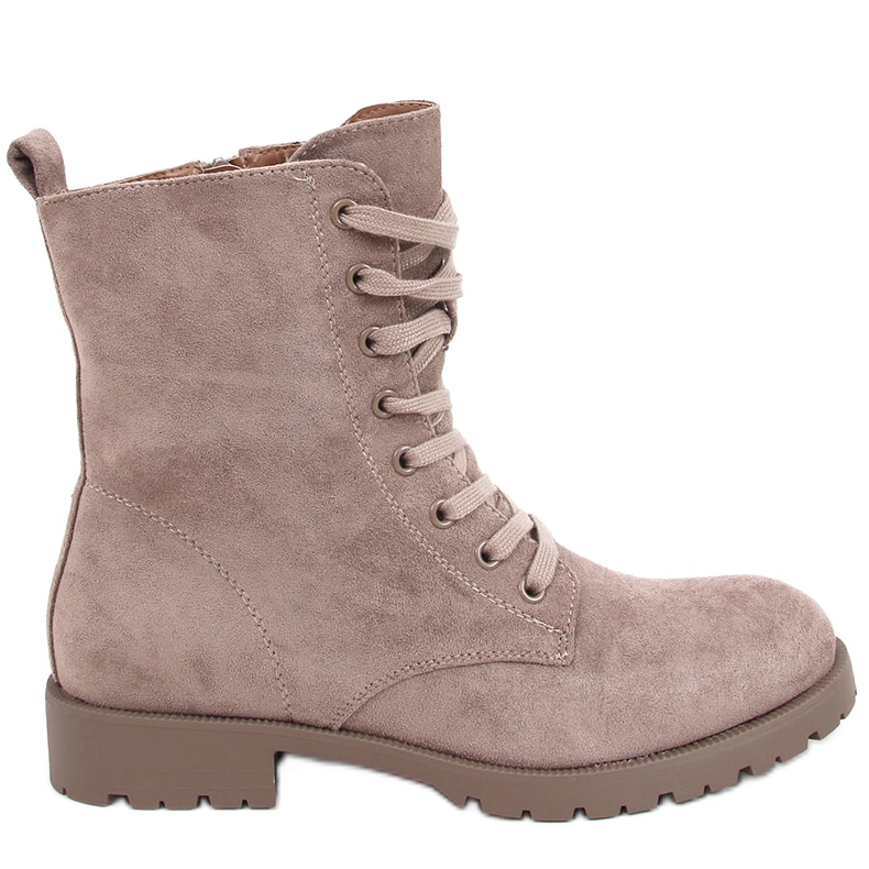 Muncitori cu șireturi de Bente Khaki bej Muncitori cu șireturi de Bente Khaki bej