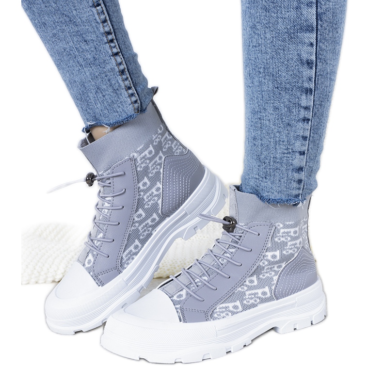 Adidași gri pentru femei Marois