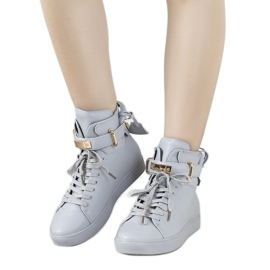 Cizme gri Evelien pentru femei