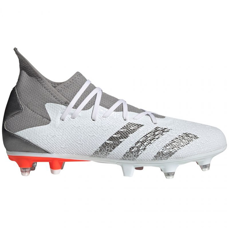 Ghete de fotbal Adidas Predator Freak.3 Sg M FY6306 alb gri