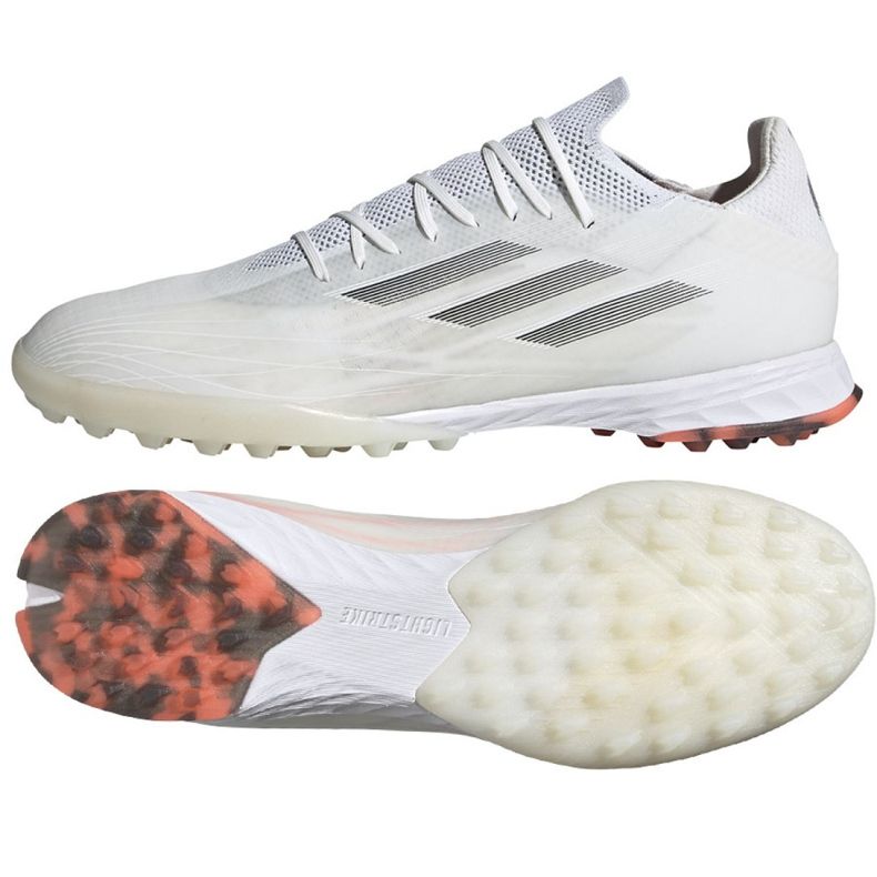 Ghete de fotbal Adidas X Speedflow.1 Tf M FY3281 alb alb Ghete de fotbal Adidas X Speedflow.1 Tf M FY3281 alb alb