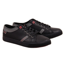 Adidași scăpați din piele ecologică Cross Jeans M II1R4004C negru