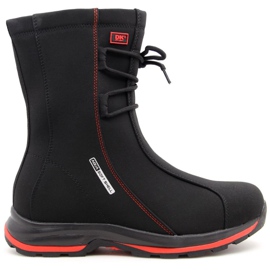 Cizme de zăpadă impermeabile legate Dk W DK15D negru