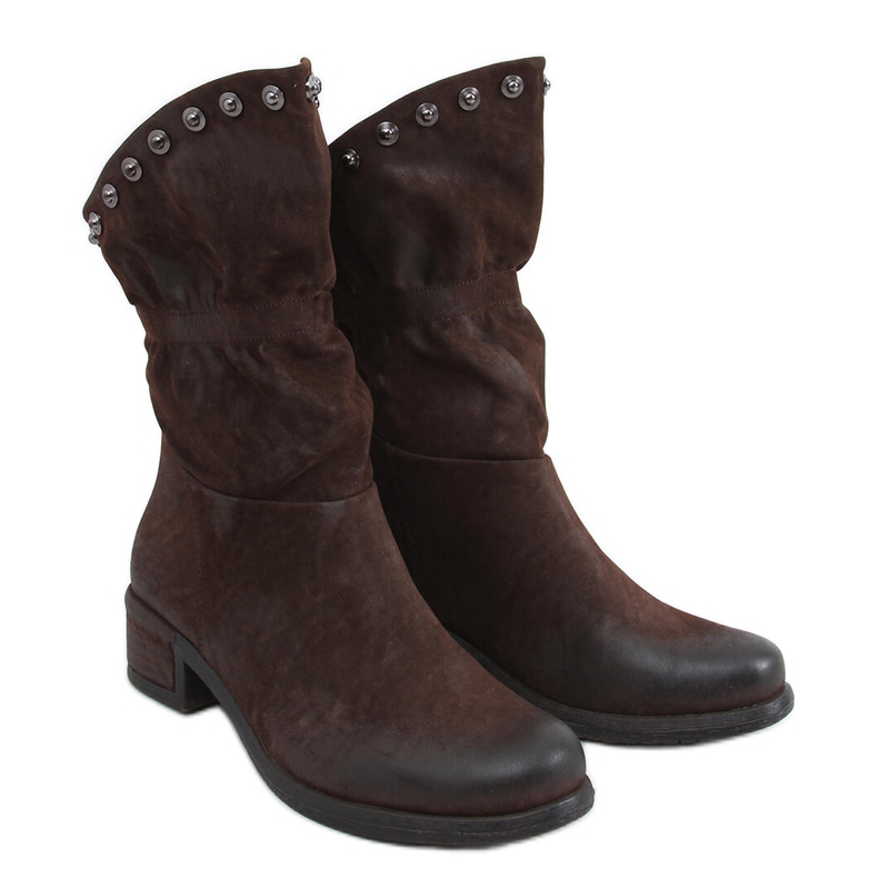 Cizme de damă Parri Brown maro Cizme de damă Parri Brown maro