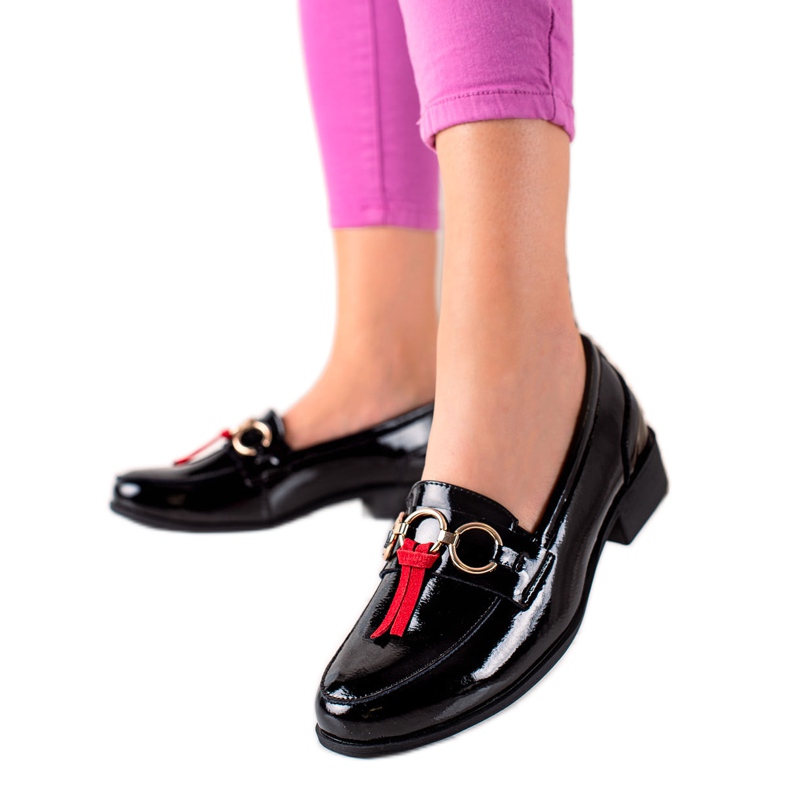 Filippo Pantofi din piele lăcuită negru