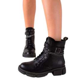 Goodin Genți clasice cu lanț negru Goodin Genți clasice cu lanț negru