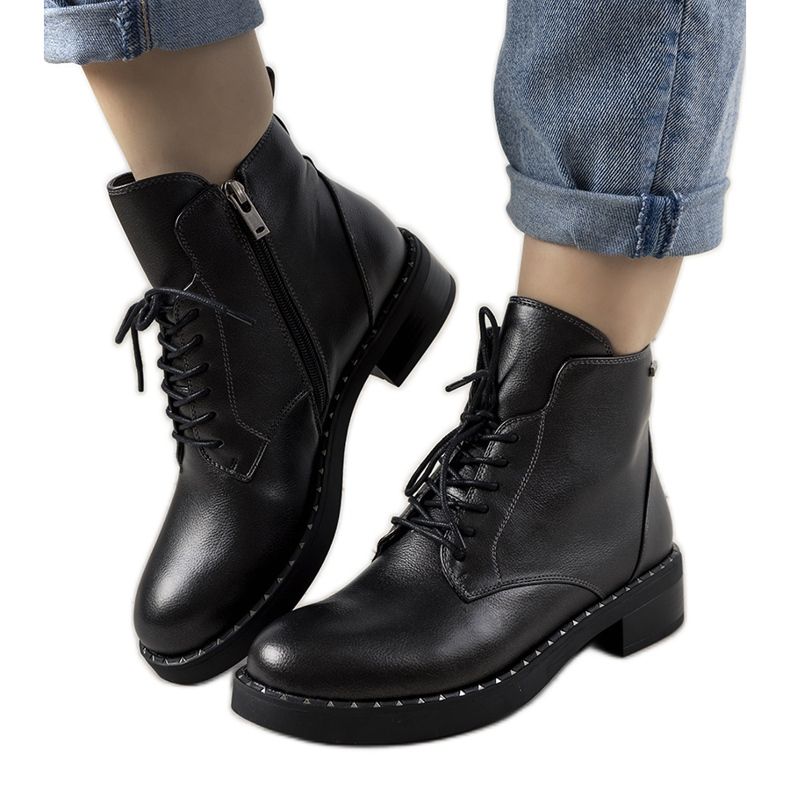 Cizme de damă grafit Cross Jeans Marilina multicolor