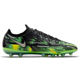 Pantof de fotbal Nike Phantom GT2 Elite Sw AG-Pro M DM0729-003 multicolor verde Pantof de fotbal Nike Phantom GT2 Elite Sw AG-Pro M DM0729-003 multicolor verde