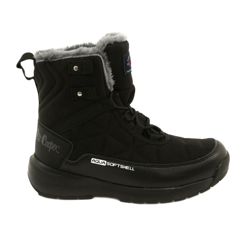 Cizme de zăpadă pentru femei pe softshell Lee Cooper LCJ-21-17-0590L Negru negru