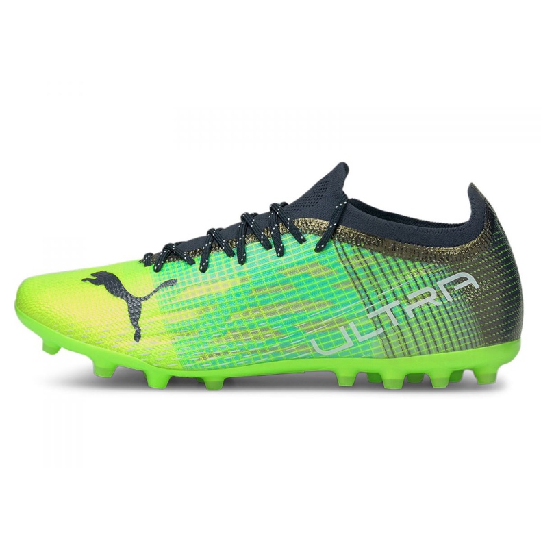 Ghete de fotbal Puma Ultra 1.3 Mg M 106515-04 verde verde