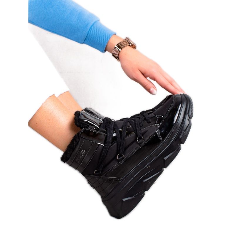 Cizme de zăpadă pentru femei Big Star II274311 negru