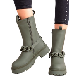 TRENDI Muncitori verzi cu bandă decorativă verde TRENDI Muncitori verzi cu bandă decorativă verde