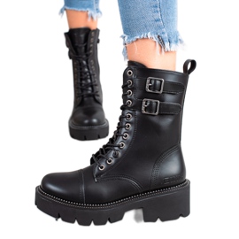 Cizme de damă Big Star II274113 negru Cizme de damă Big Star II274113 negru