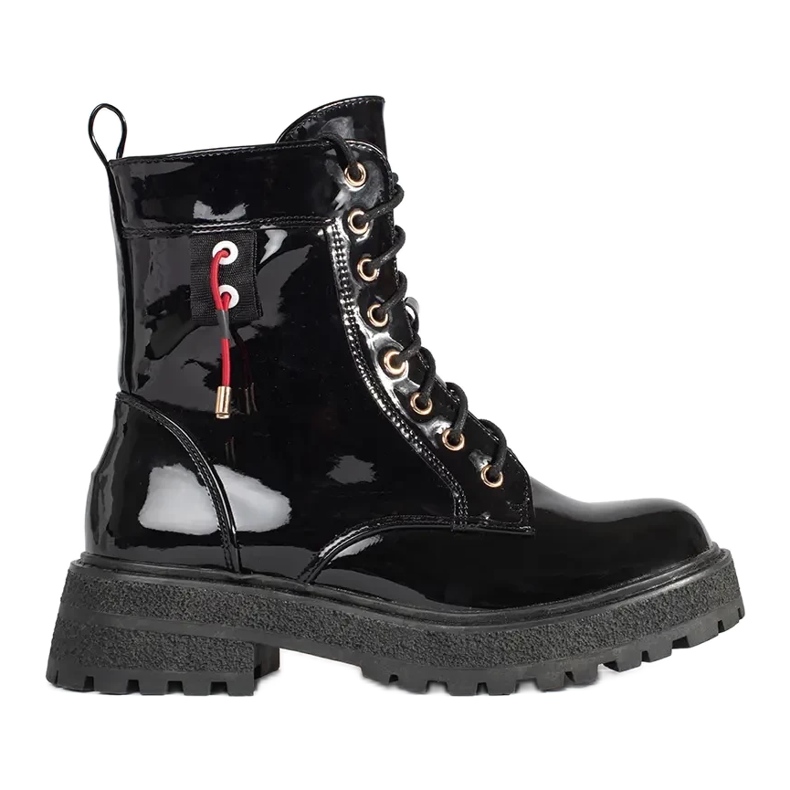 Ghete cu lacuri lacate negru