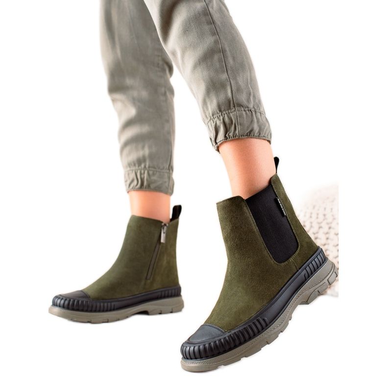 Cizme dama Big Star II274355 verde