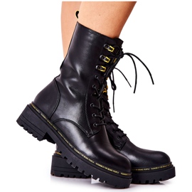 POTOCKI Black Rockdale Tall Lucrători din piele negru POTOCKI Black Rockdale Tall Lucrători din piele negru