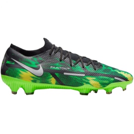 Pantofi de fotbal Nike Phantom GT2 Pro Fg Sw M DM0734 003 multicolor verde Pantofi de fotbal Nike Phantom GT2 Pro Fg Sw M DM0734 003 multicolor verde