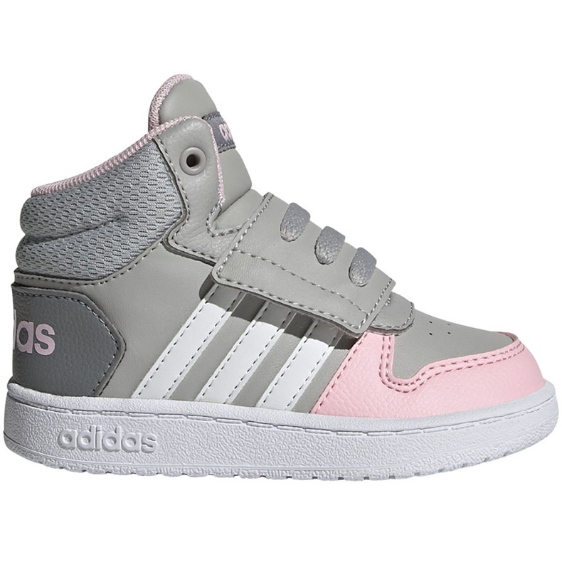 Pantofi Adidas Hoops Mid 2.0 I Jr GZ7779 alb