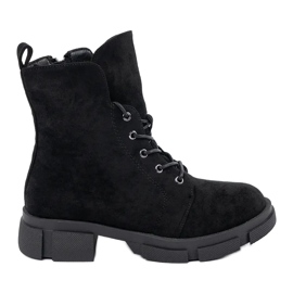 Goodin Muncitori din piele de căprioară negru Goodin Muncitori din piele de căprioară negru