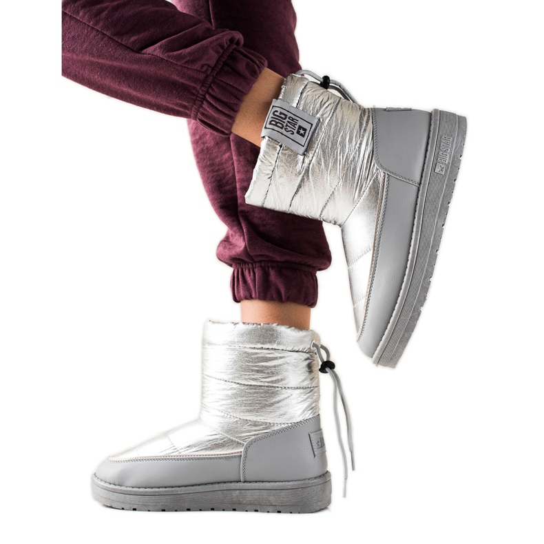 Cizme de zapada dama Big Star II274118 argint gri Cizme de zapada dama Big Star II274118 argint gri