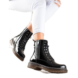 W. Potocki Cizme lăcuite negre de la Potocki negru W. Potocki Cizme lăcuite negre de la Potocki negru