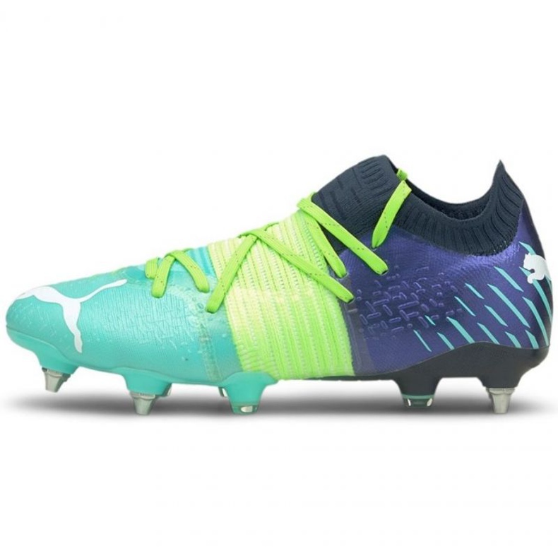 Ghete de fotbal Puma Future Z 1.2 MxSG M 106479 03 albastru marin, multicolor albastru și bleumarin Ghete de fotbal Puma Future Z 1.2 MxSG M 106479 03 albastru marin, multicolor albastru și bleumarin