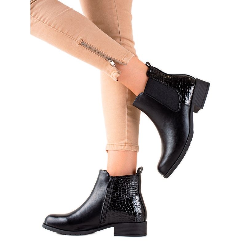 Queen Vivi Botine casual negru