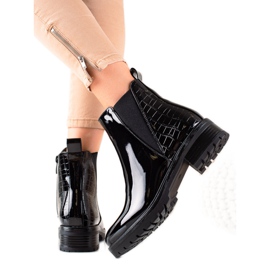 Bestelle Cizme lăcuite negre negru Bestelle Cizme lăcuite negre negru