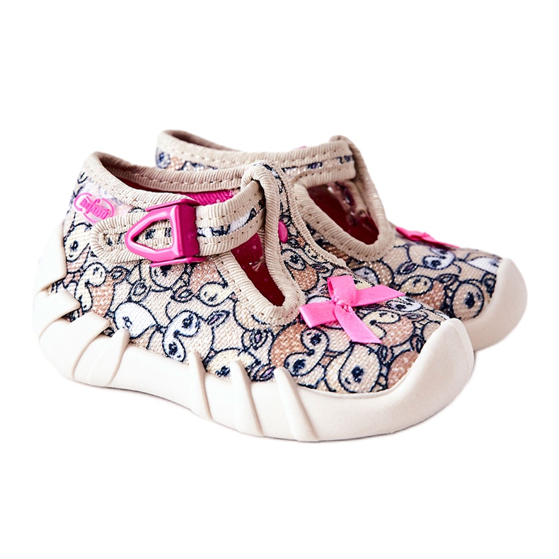 BEFADO S.A. Papuci Inblu Căprior Cu Fundă 110P437 Bej maro