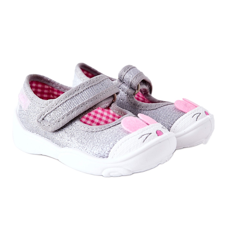 BEFADO S.A. Papuci Inblu Rabbit 209P033 Gri