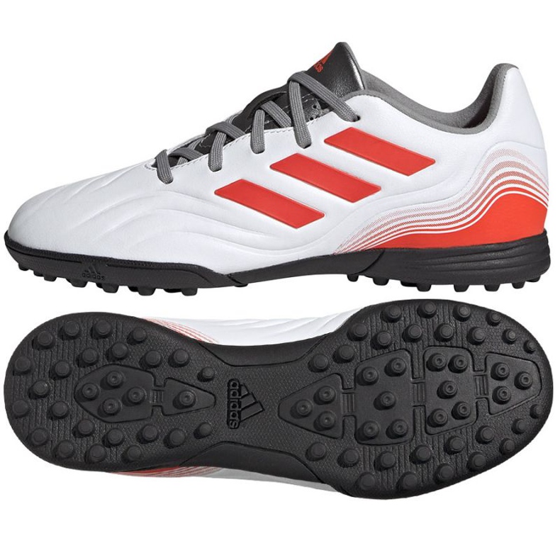 Ghete de fotbal Adidas Copa Sense.3 Tf Jr FY6163 multicolor alb