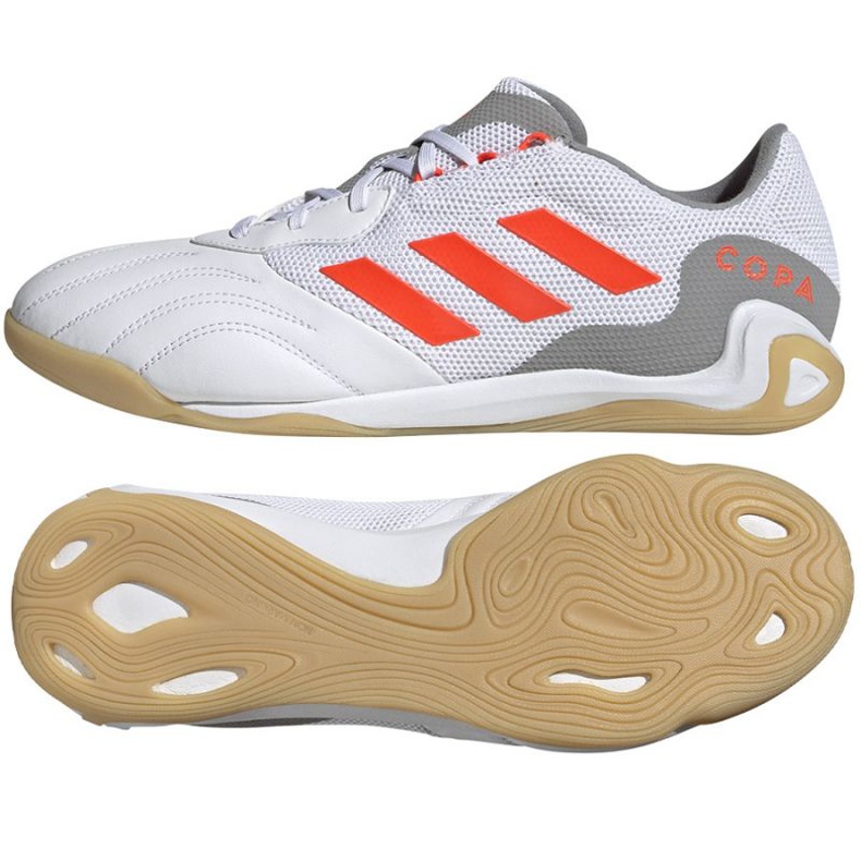 Adidas Copa Sense.3 In Sala M FY6191 ghete de fotbal multicolor alb Adidas Copa Sense.3 In Sala M FY6191 ghete de fotbal multicolor alb