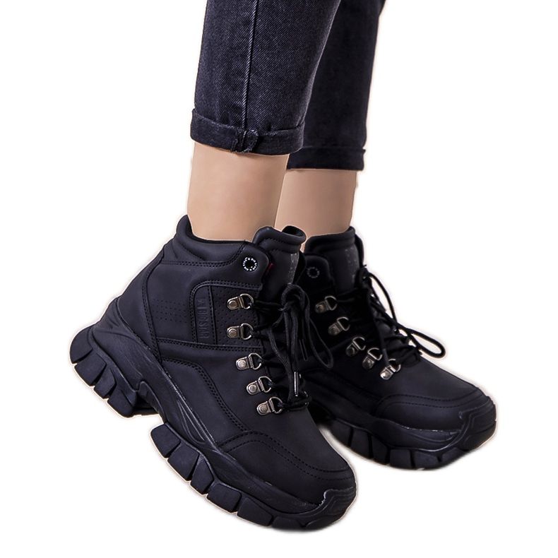 Tenisi Arellano Black Winter Big Star negru