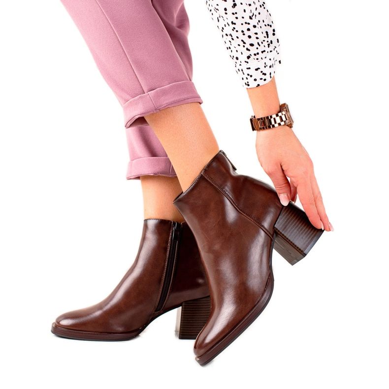 Cizme clasice Sergio Leone maro