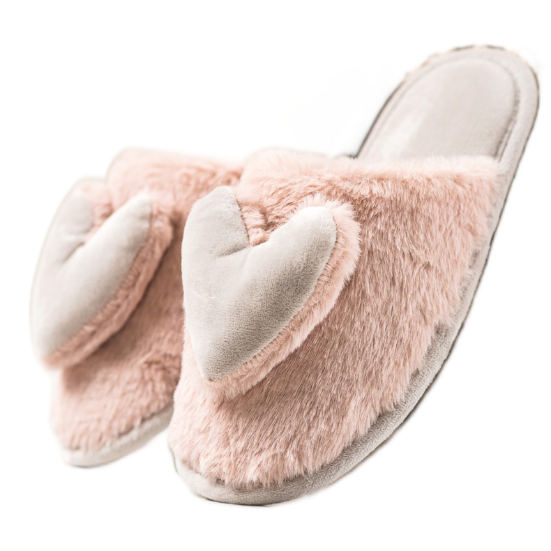 TRENDI Papuci Cu Inimă roz TRENDI Papuci Cu Inimă roz