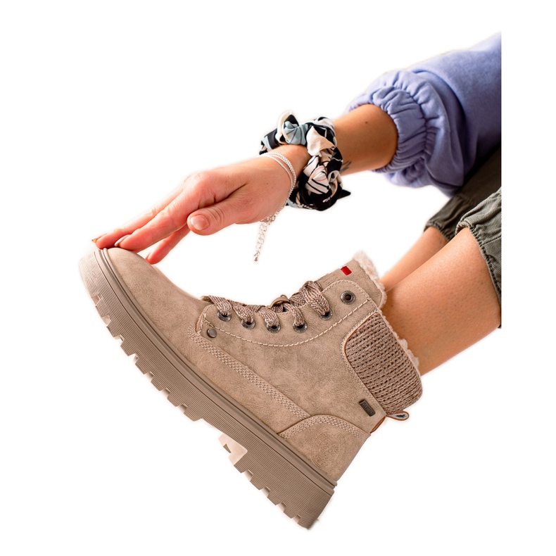 Goodin Trappers Bej Cu Piele De Oaie