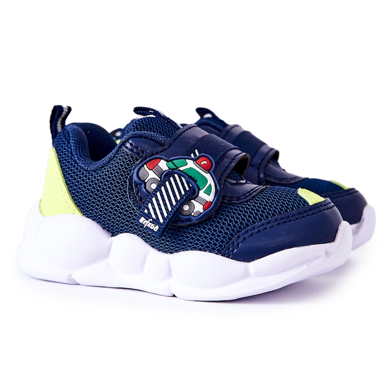 BEFADO S.A. Pantofi Sport Copii Cu Velcro Befado 516P094 Bleumarin albastru marin