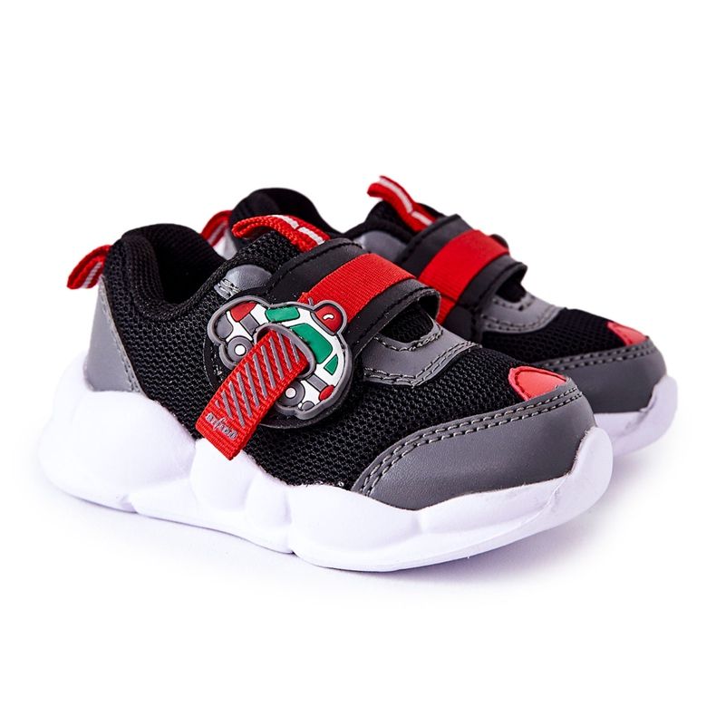 BEFADO S.A. Pantofi Sport Copii Cu Velcro Befado 516P096 Negru roșu